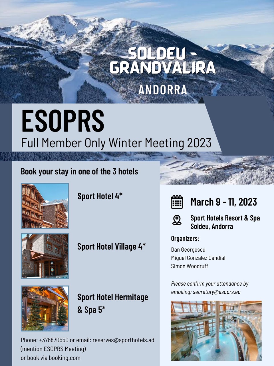 ESOPRS 2023 Winter Meeting - Andorra